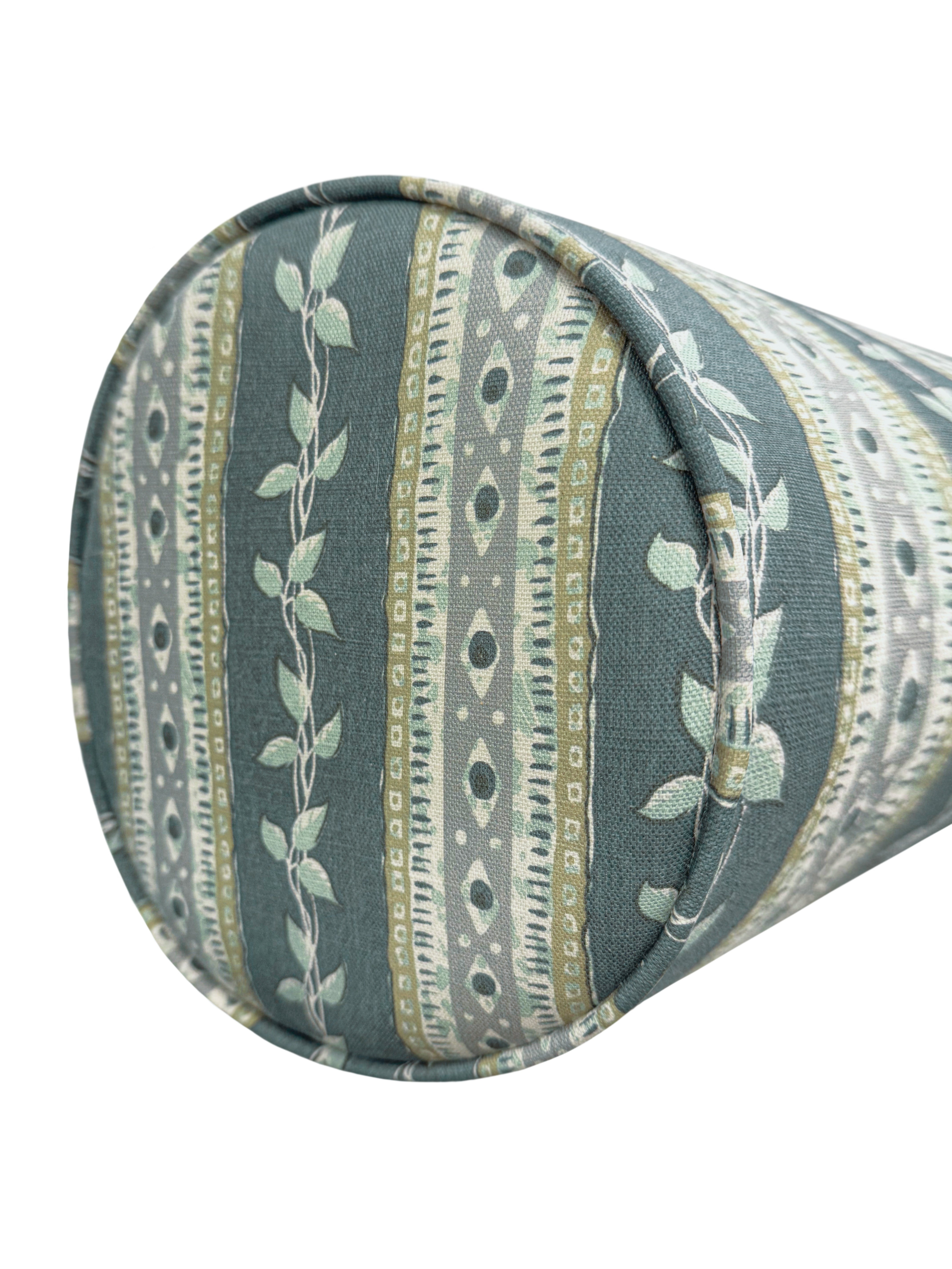 BOLSTER | ELLISTON HOUSE : TRELLIS // MARINE - TWIN // 9" X 24" - Image 1
