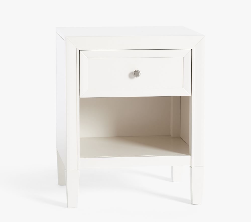 Parker Nightstand, Simply White, In-Home Delivery - Image 0