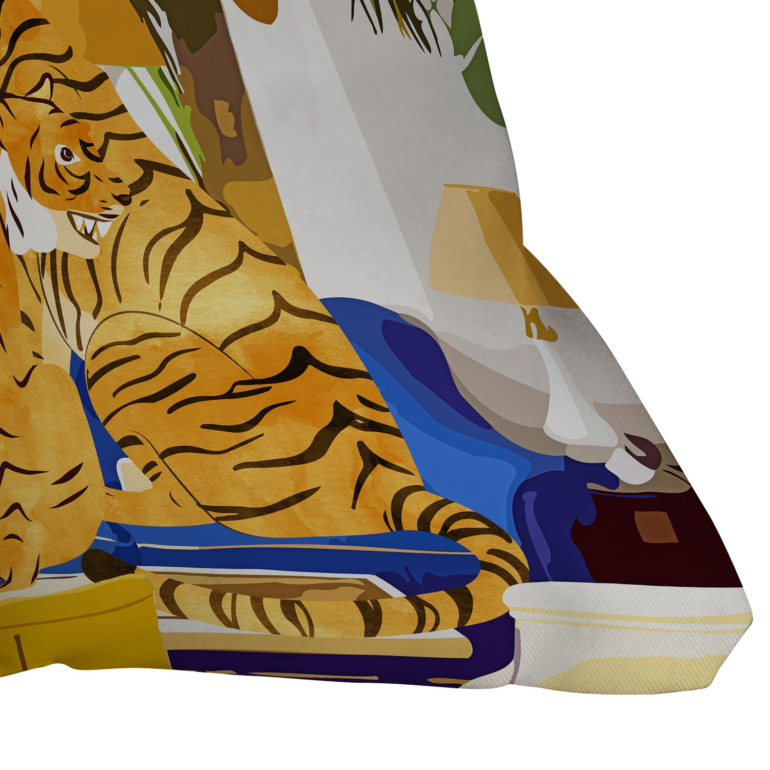 Tiger Reserve by 83 Oranges - Outdoor Throw Pillow 20" x 20" - Image 3