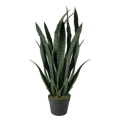 29" Artificial Snake Plant in Pot - Image 0