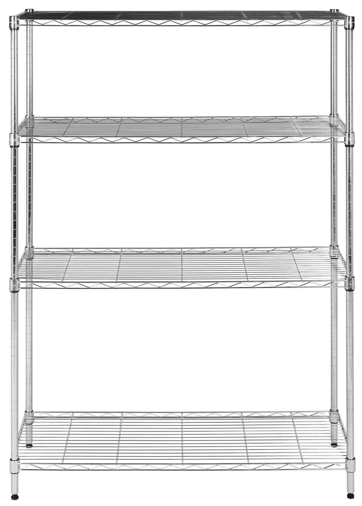 Bravo 4 Tier Shelf - Chrome - Safavieh - Image 0
