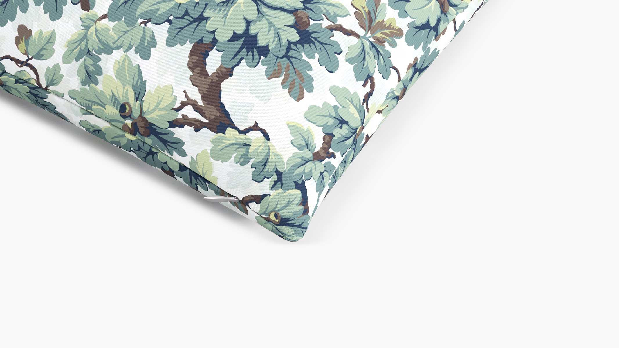 Throw Pillow 20", Sage Woodland, 20" x 20" - Image 1