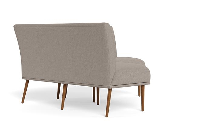 Dorian Upholstered Petite Left Banquette with Tufting Option - Image 1