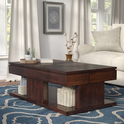 Janene Lift Top Coffee Table with Storage - Image 0