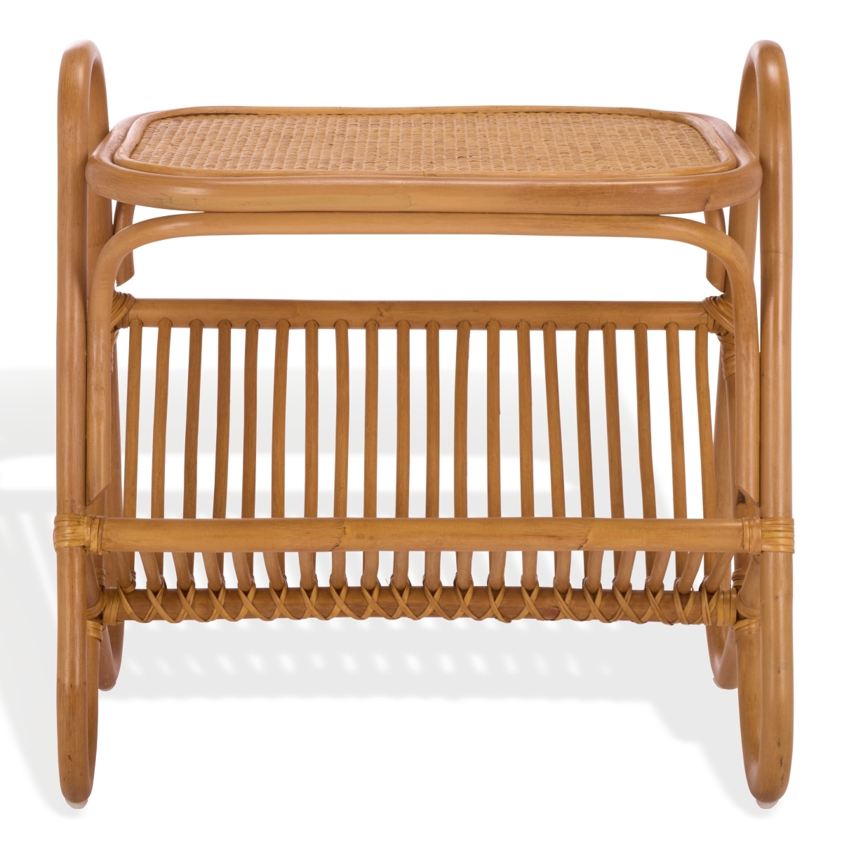 Bayard Rattan Pole Accent Table - Natural - Image 0