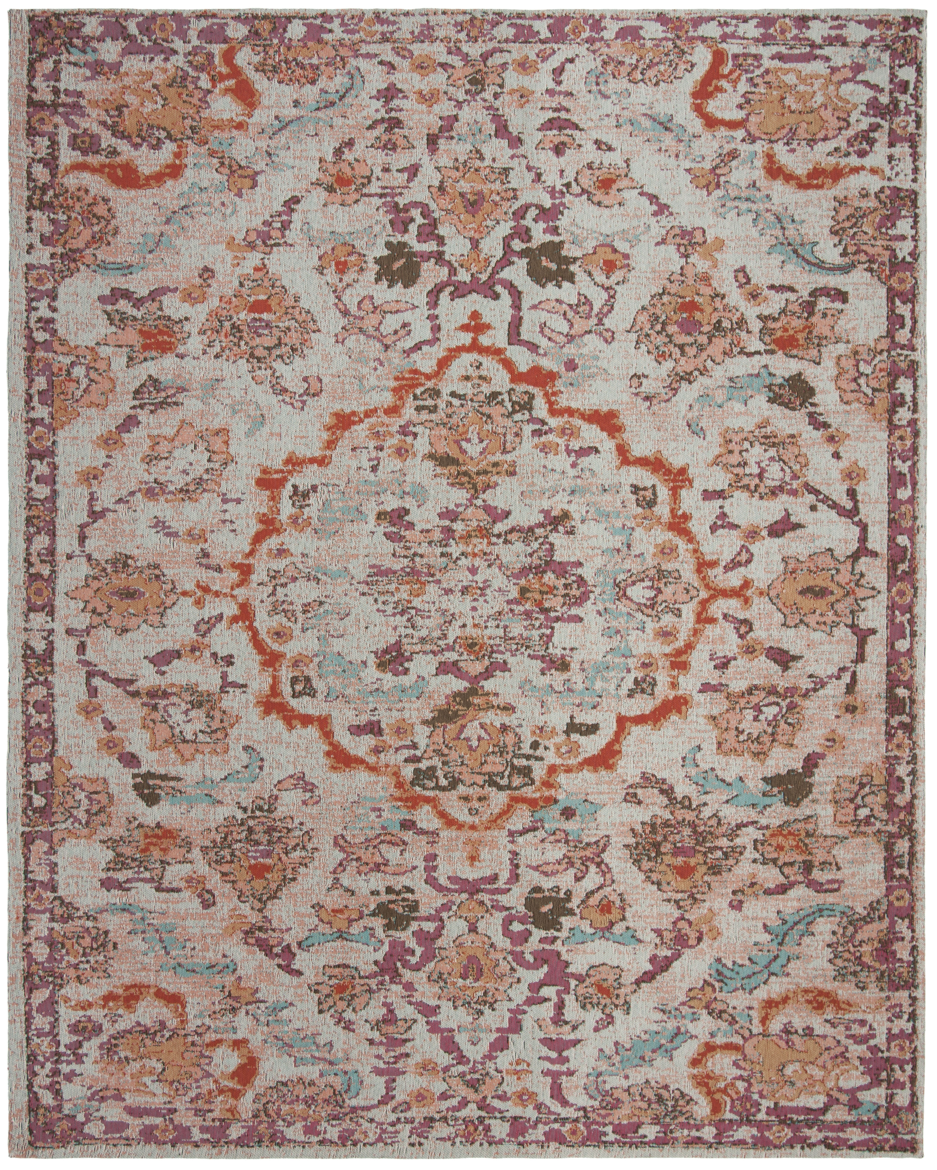 Arlo Home Woven Area Rug, CLV102Q, Red/Beige,  8' X 10' - Image 0