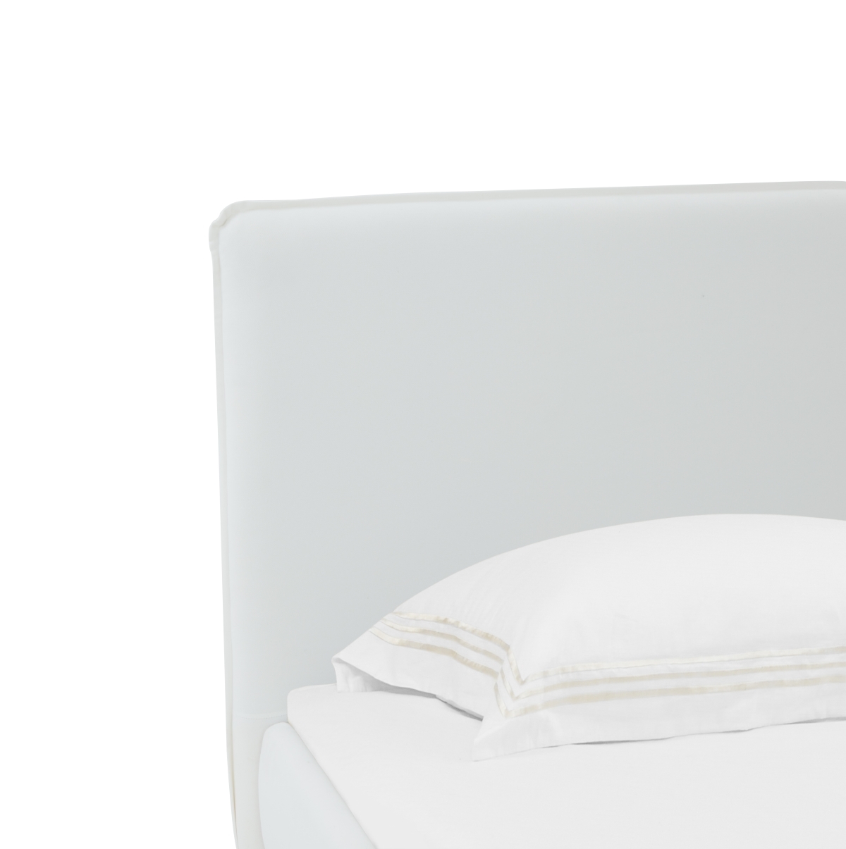 Callahan Boucle Bed - White - Image 2