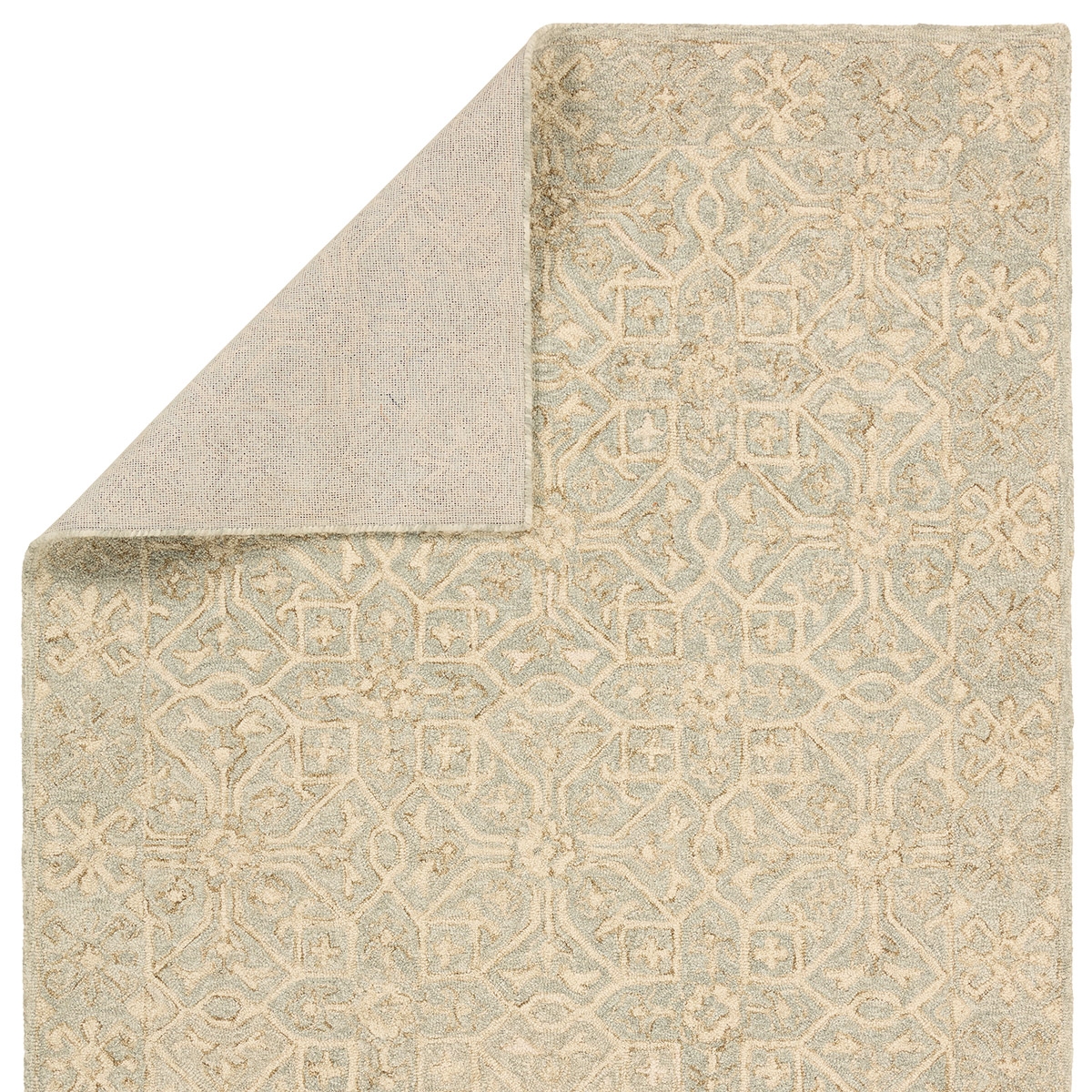 Rylie PRO09 Handmade Vintage Look Green Area Rug (6'x9') - Image 2