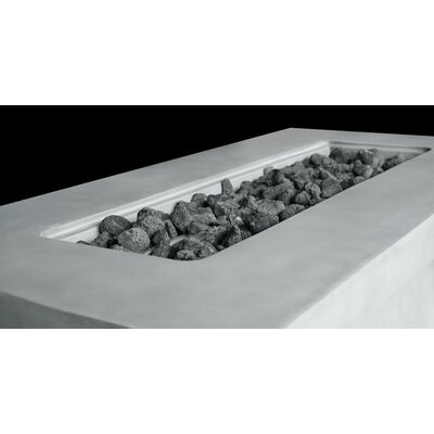 Grice Cast Concrete Propane/Natural Gas Fire Pit Table - Image 0