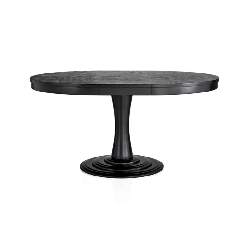 Aniston Black 45" Round Extension Dining Table - Image 3