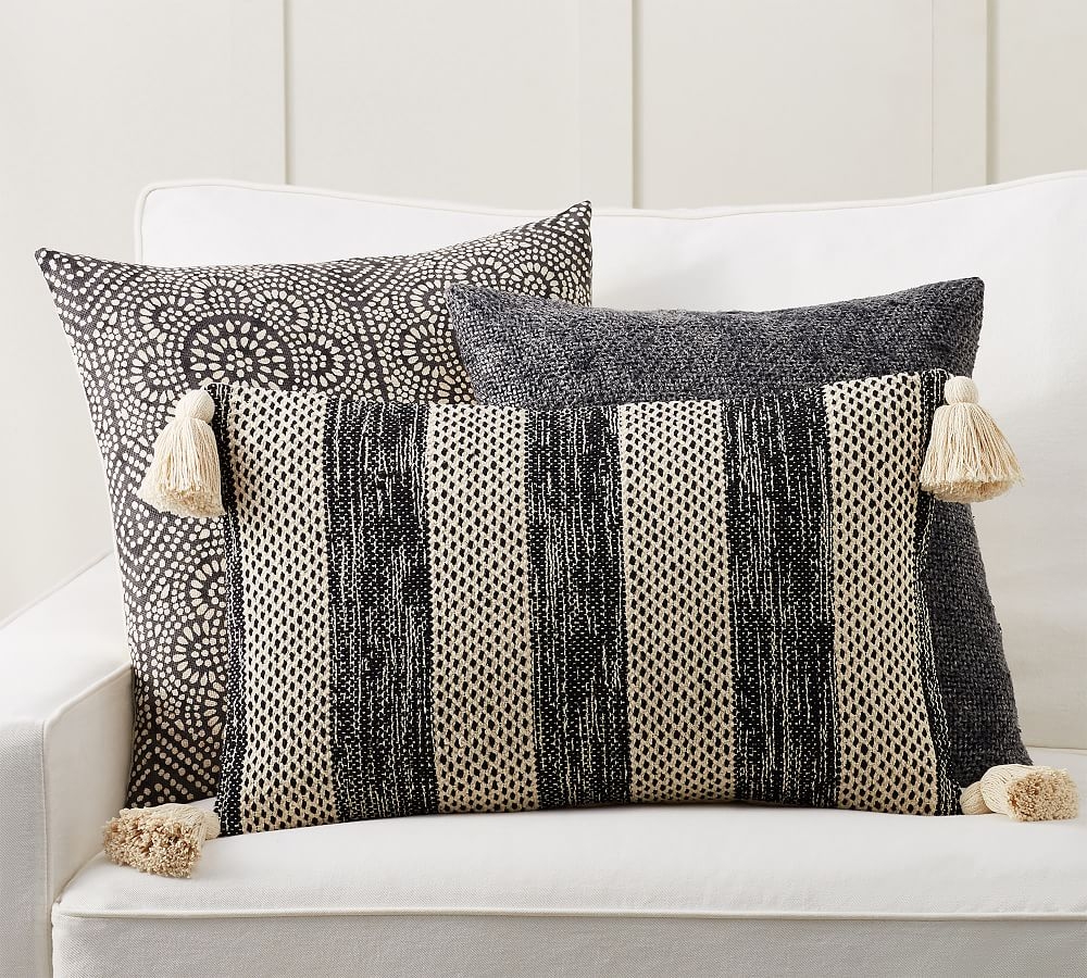 Mojave Charcoal Pillow Cover Set - Image 0