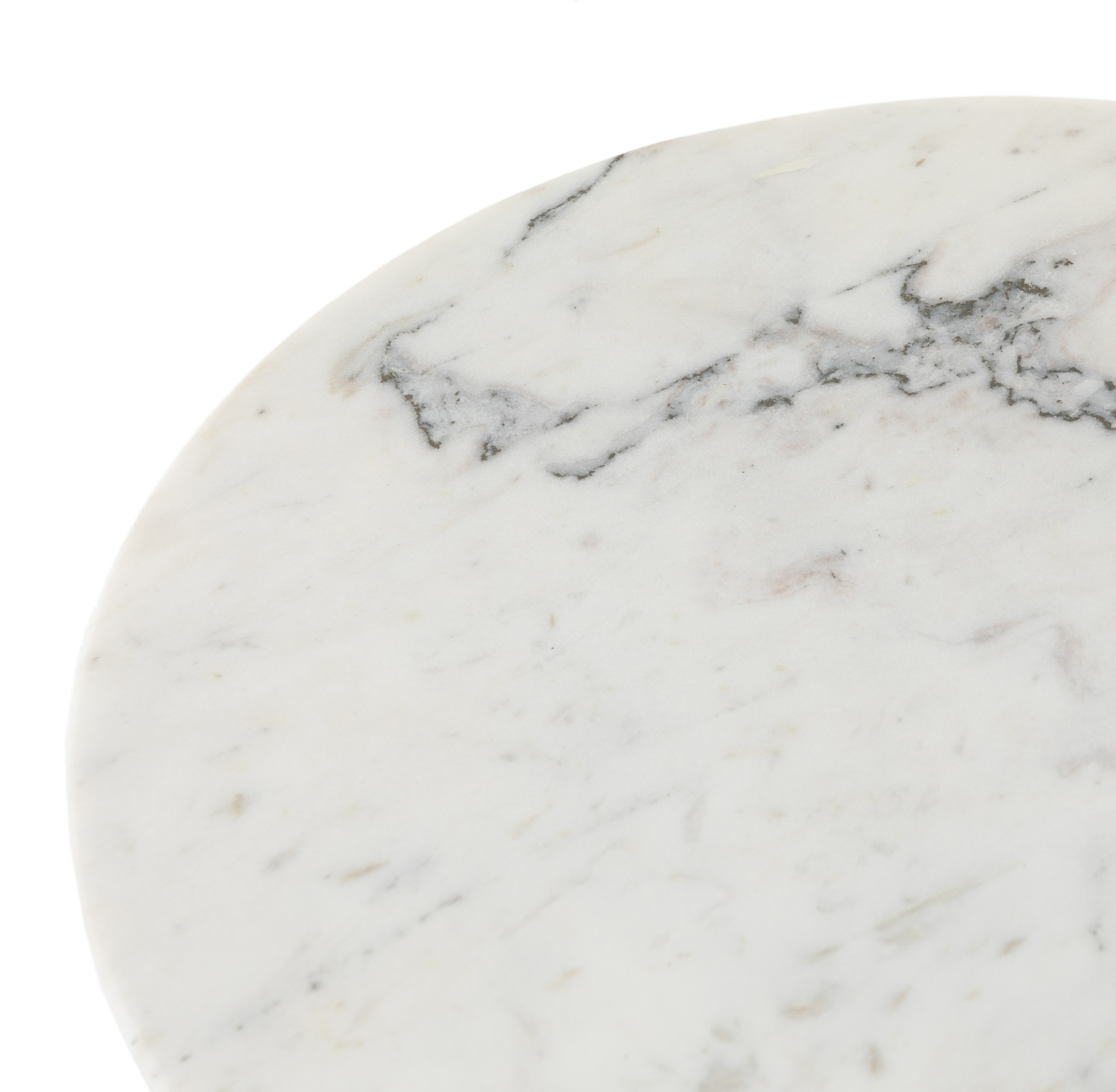 Armon End Table - Charcoal and White Marble - Image 5