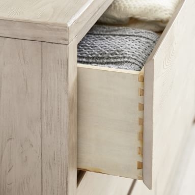 Costa 6-Drawer Wide Dresser, Simply White - Image 3