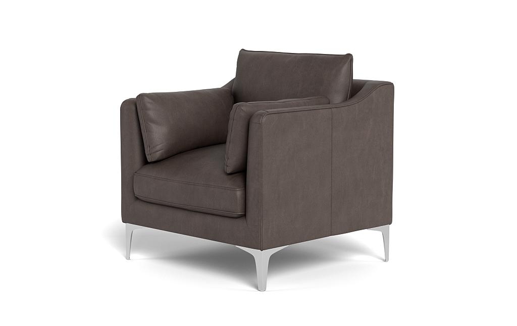 Caitlin Leather Petite Chair by The EverygirlÃ?Â® - Image 2