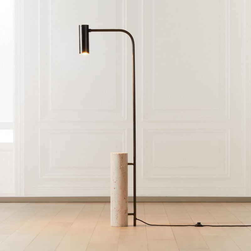 Maestro Travertine Floor Lamp - Image 3