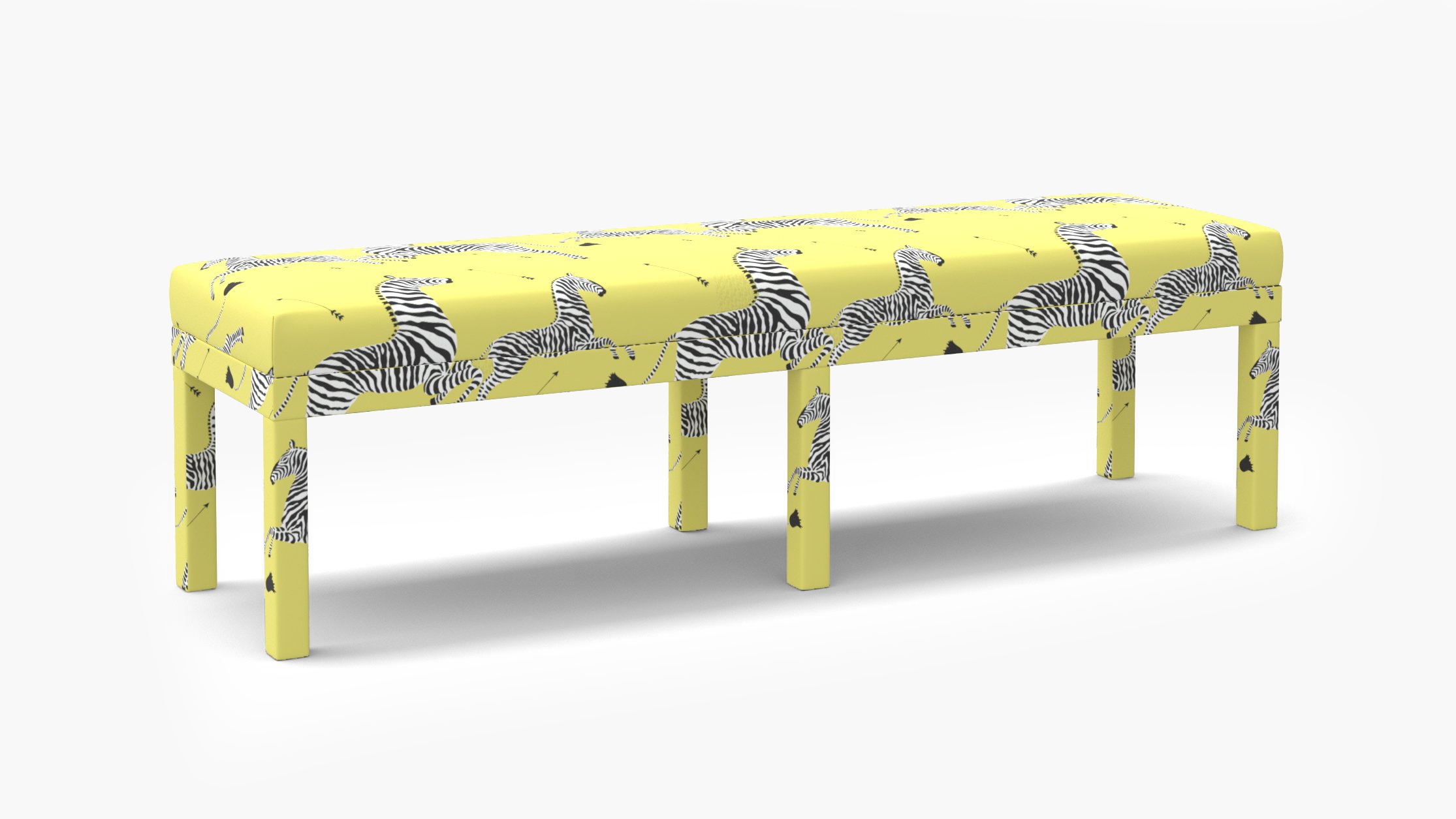 Parsons Bench, Yellow Zebra - Image 0