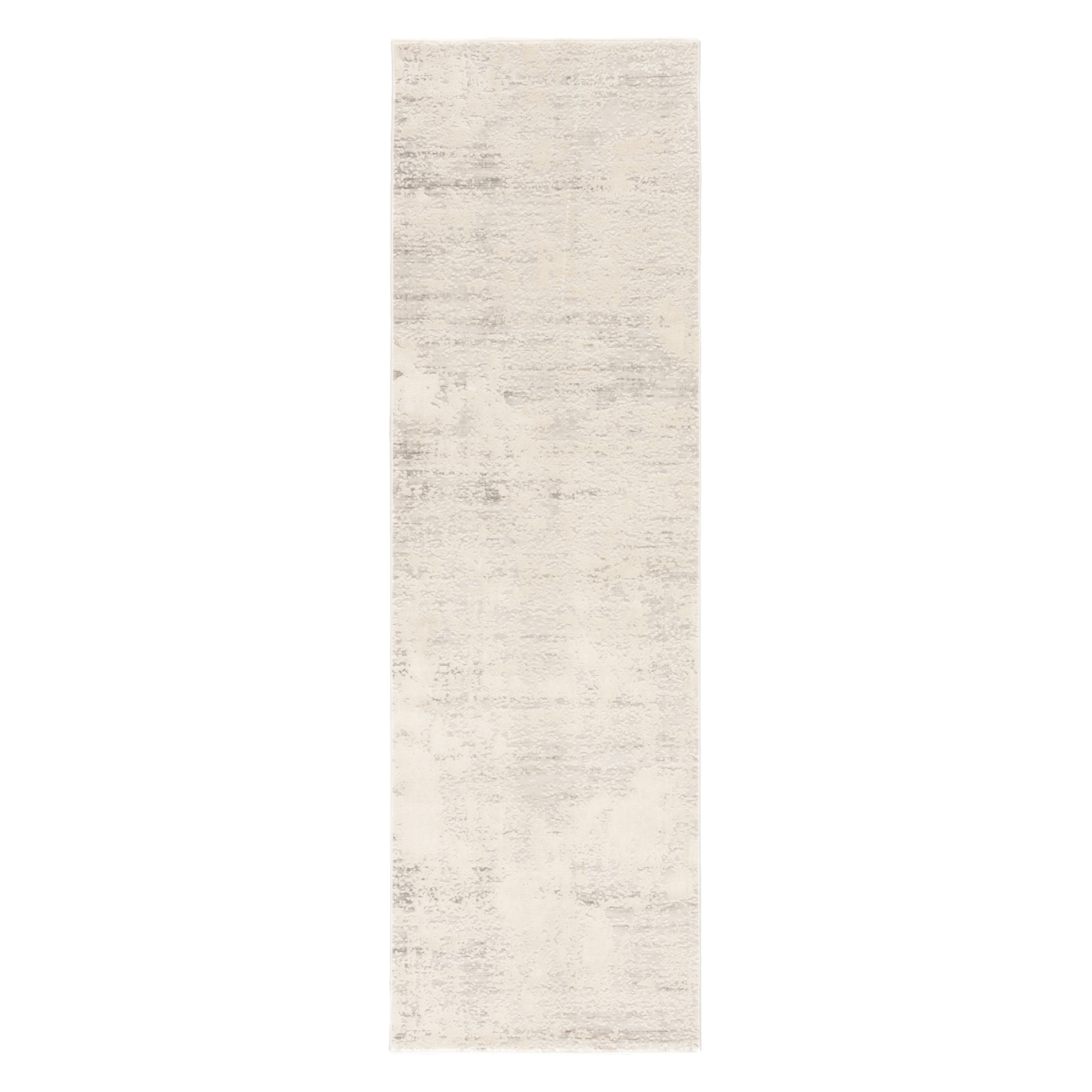 Orianna Abstract Ivory/ Silver Runner Rug (2'6"X8') - Image 0
