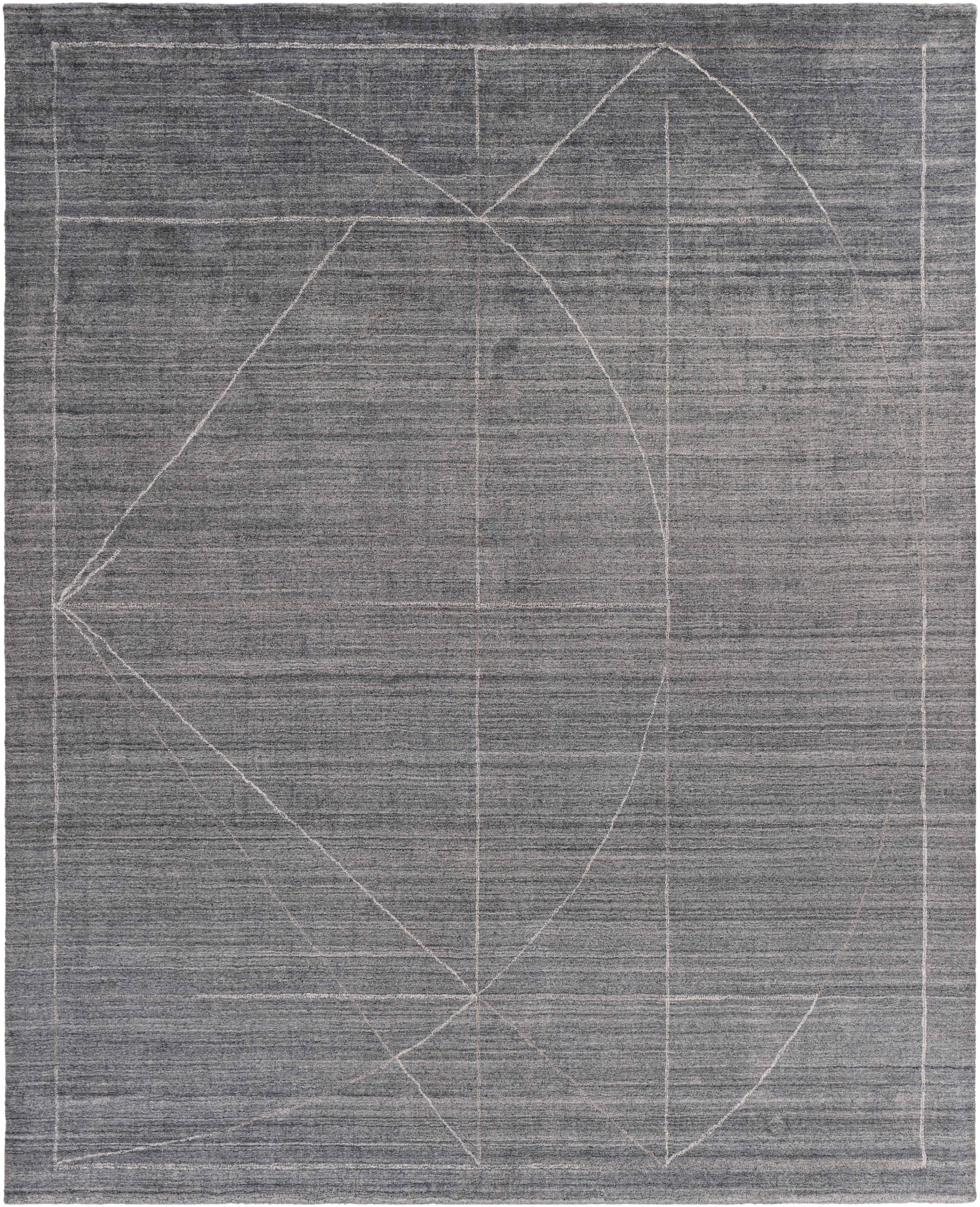 Hightower Gray Indoor 10' x 14' Handmade Rug - Image 0