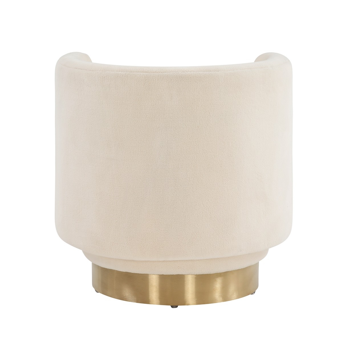 Brynlee Swivel Accent Chair - Ivory/Gold - Image 3