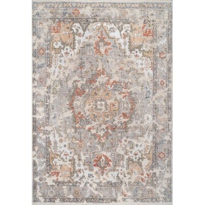Gulzar Oriental Hand-Knotted Gray/Brown Area Rug - Image 0