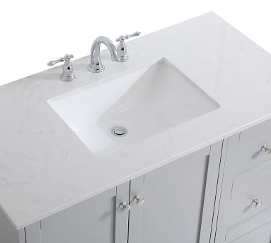 Blue Moro Single Sink Vanity, 42" - Image 1