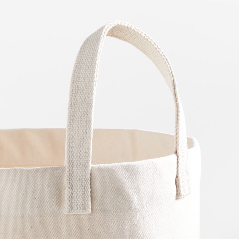Steele ® Tall Canvas Storage and Laundry Basket - Image 3