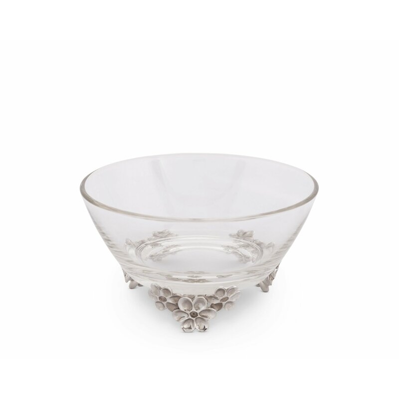 Vagabond House Arche of Bees Glass Decorative Bowl in Clear - Image 0