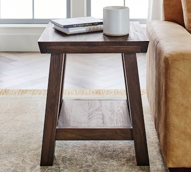 Madera Wood End Table, Coffee Bean - Image 2