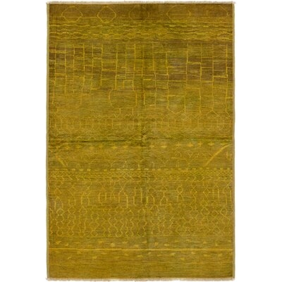 One-of-a-Kind Pilkington Hand-Knotted 2010s Jaipur Yellow 6'2" x 8'10" Wool Area Rug - Image 0