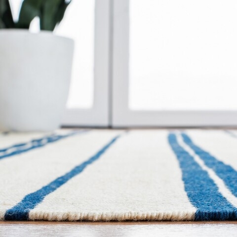 Sagaponeck Stripe Rug, Navy, 6' x 9' - Image 2