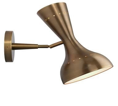 Parsons Wall Sconce, Antique Brass - Image 3