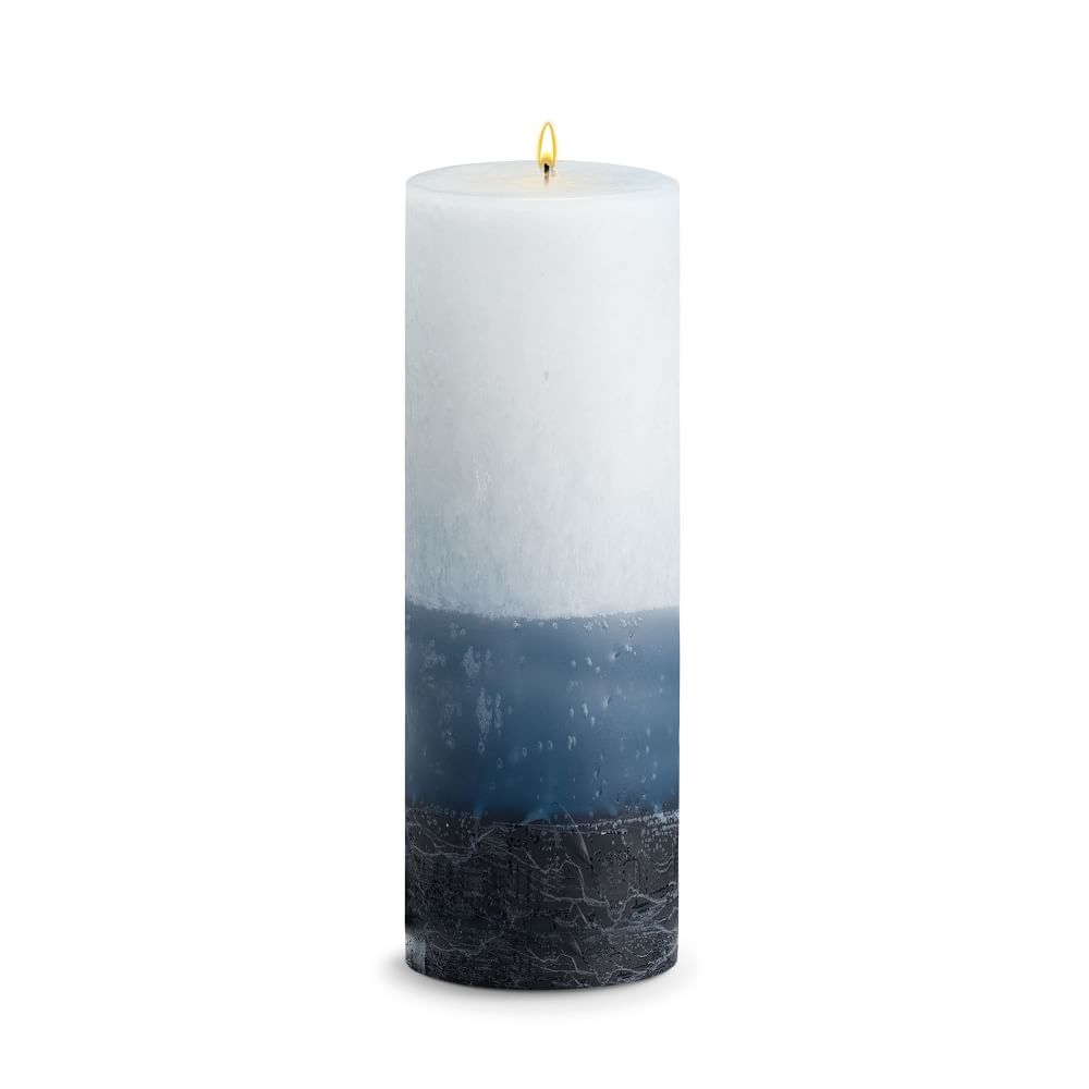 Pillar Candle, Wax, Mier Du Corail, 4"x12" - Image 0