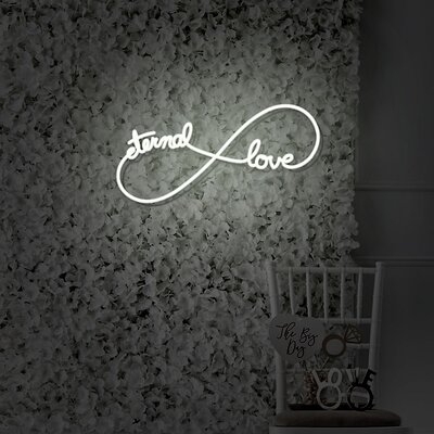 Infinity Love Neon Sign With Different Sizes - Image 0