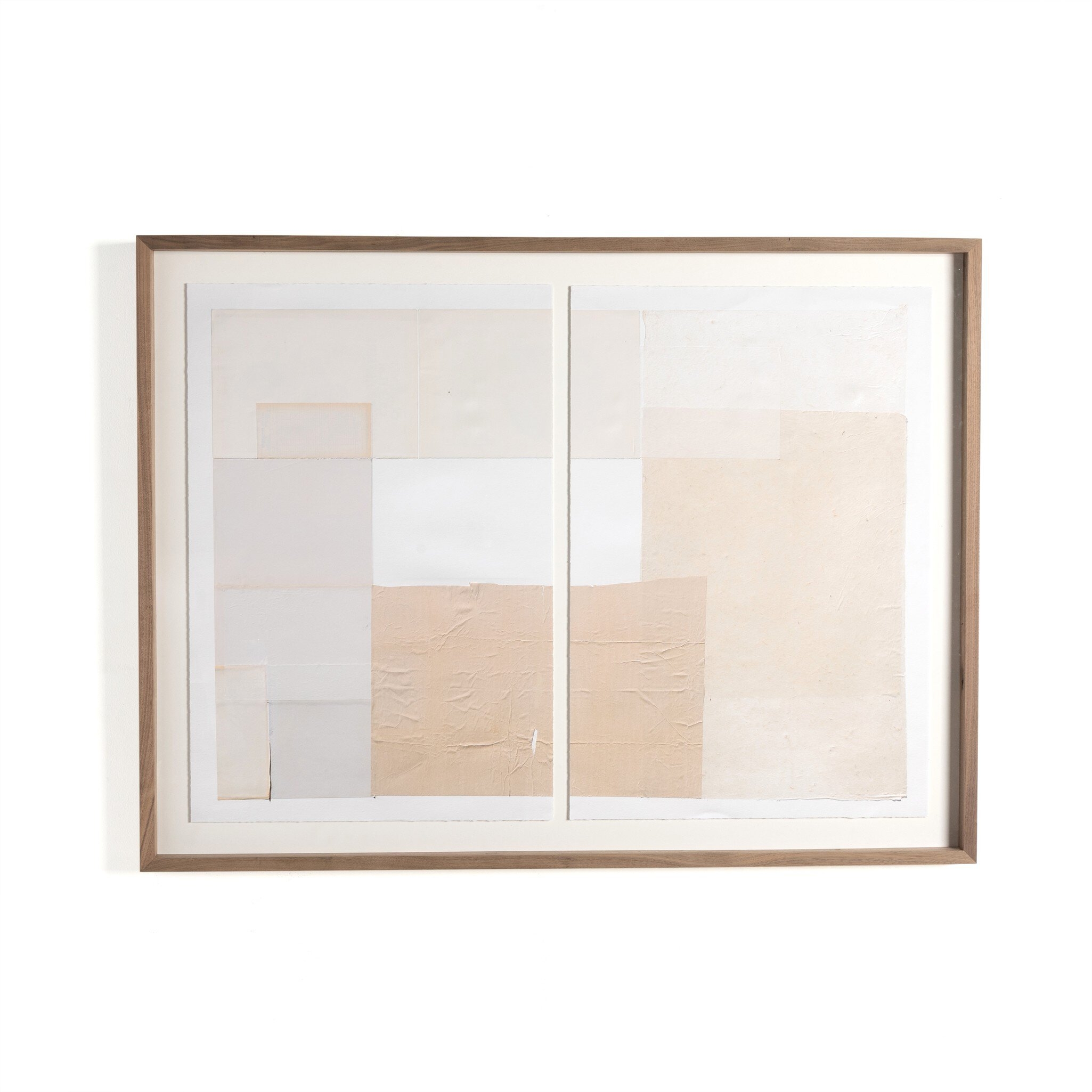 Requited Diptych by Amy Berlin - Rustic 2.5 Walnut - Image 0