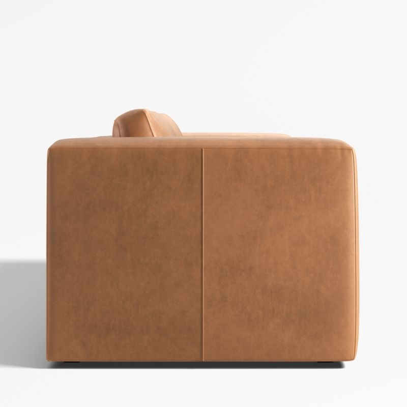 Oceanside 89" Leather Queen Sleeper Sofa - Image 4