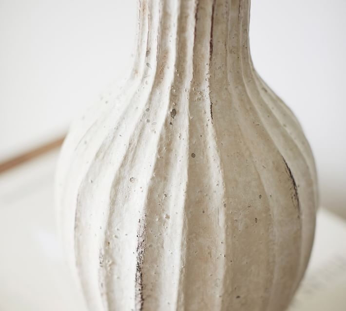 Artisan Hand Painted Terra Cotta Bud Vases, Set of 2 - Image 1