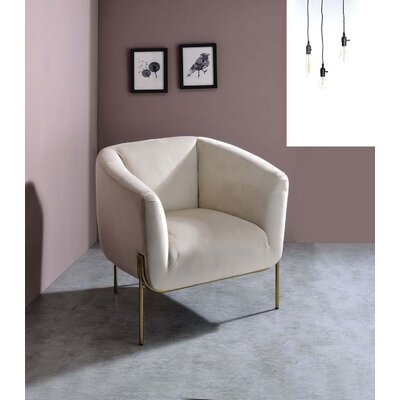Mandaree Accent Chair, Pattern Fabric & Metal 59725 - Image 0