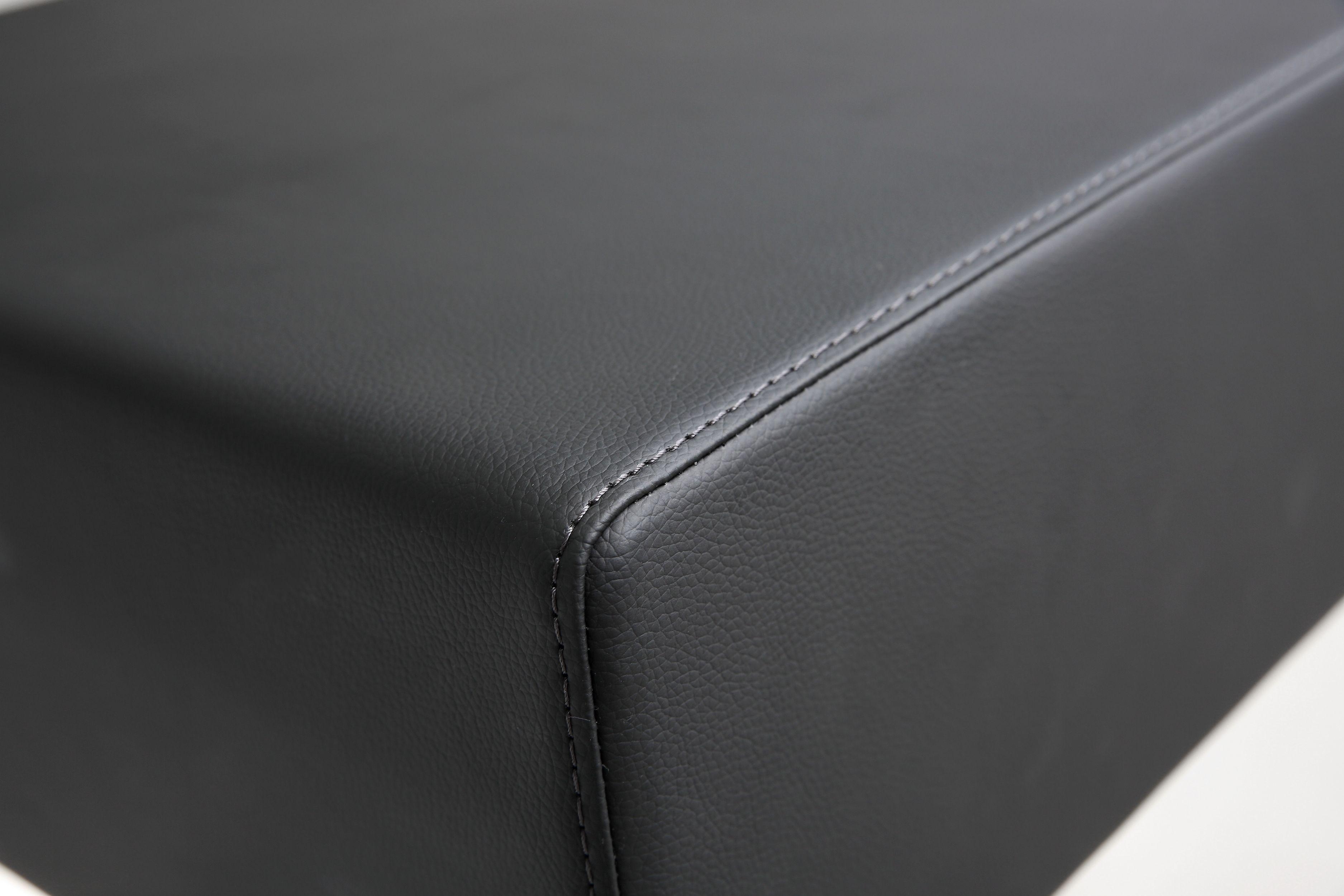 Seville Black Stainless Adjustable Barstool - Image 4