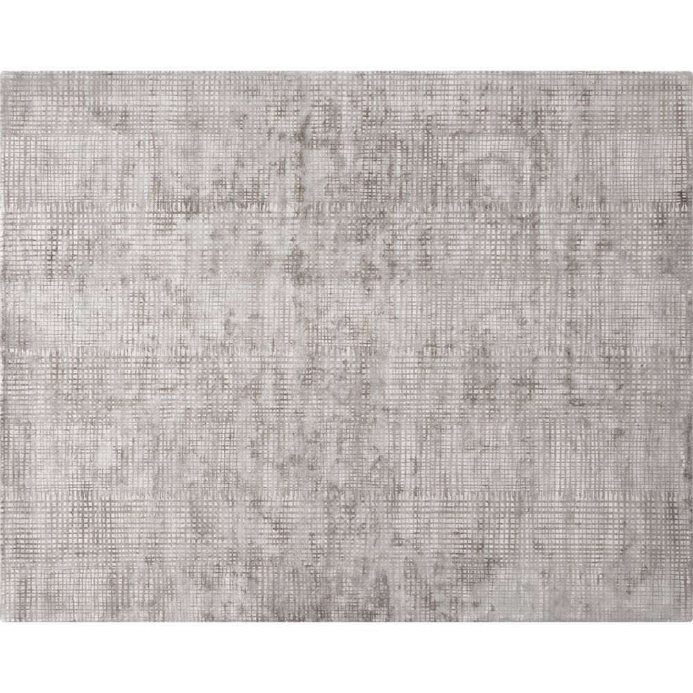 Queue Grey Modern Grid Rug - Image 0