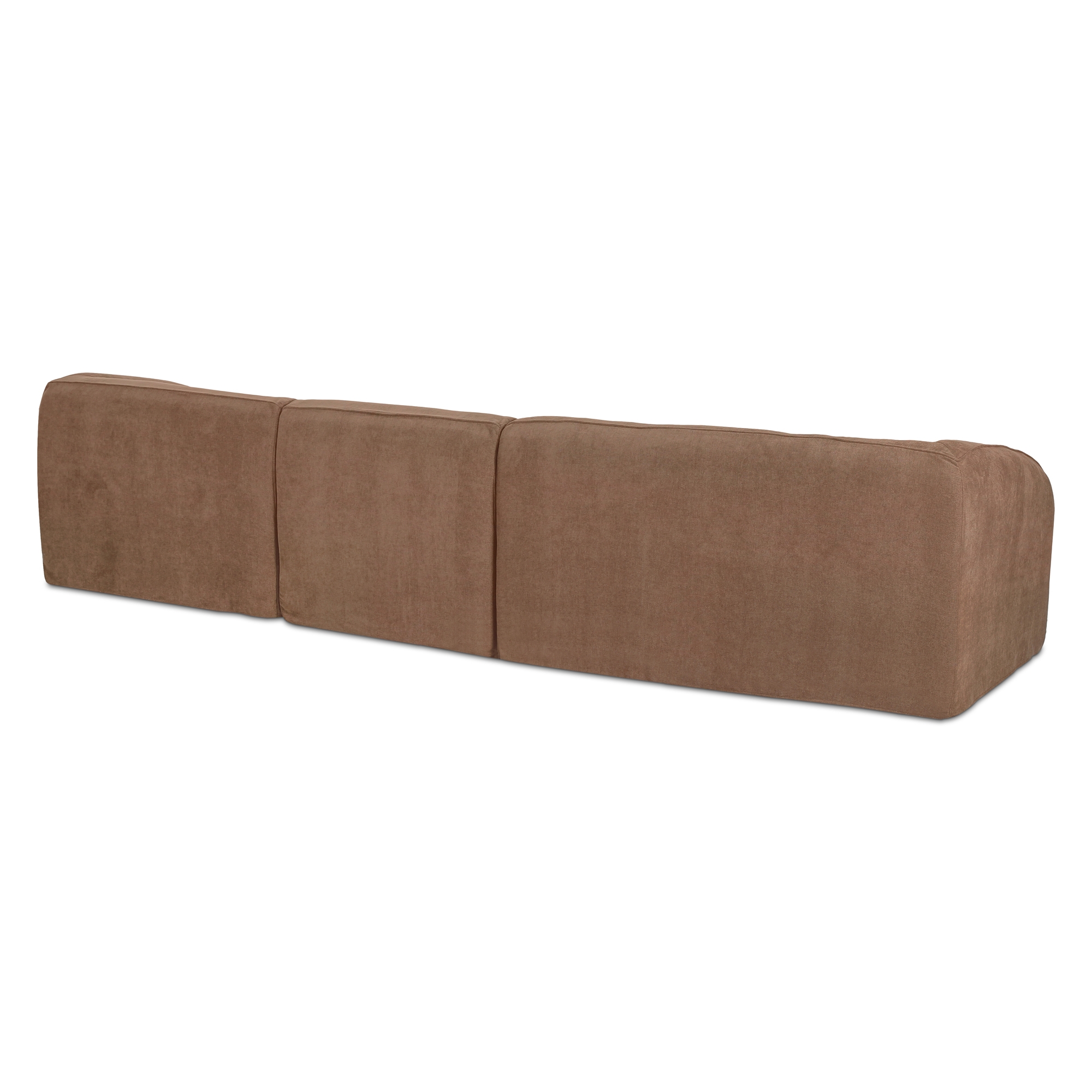 Isla Lounge 3 Piece Modular Sectional Right Mocha - Image 2