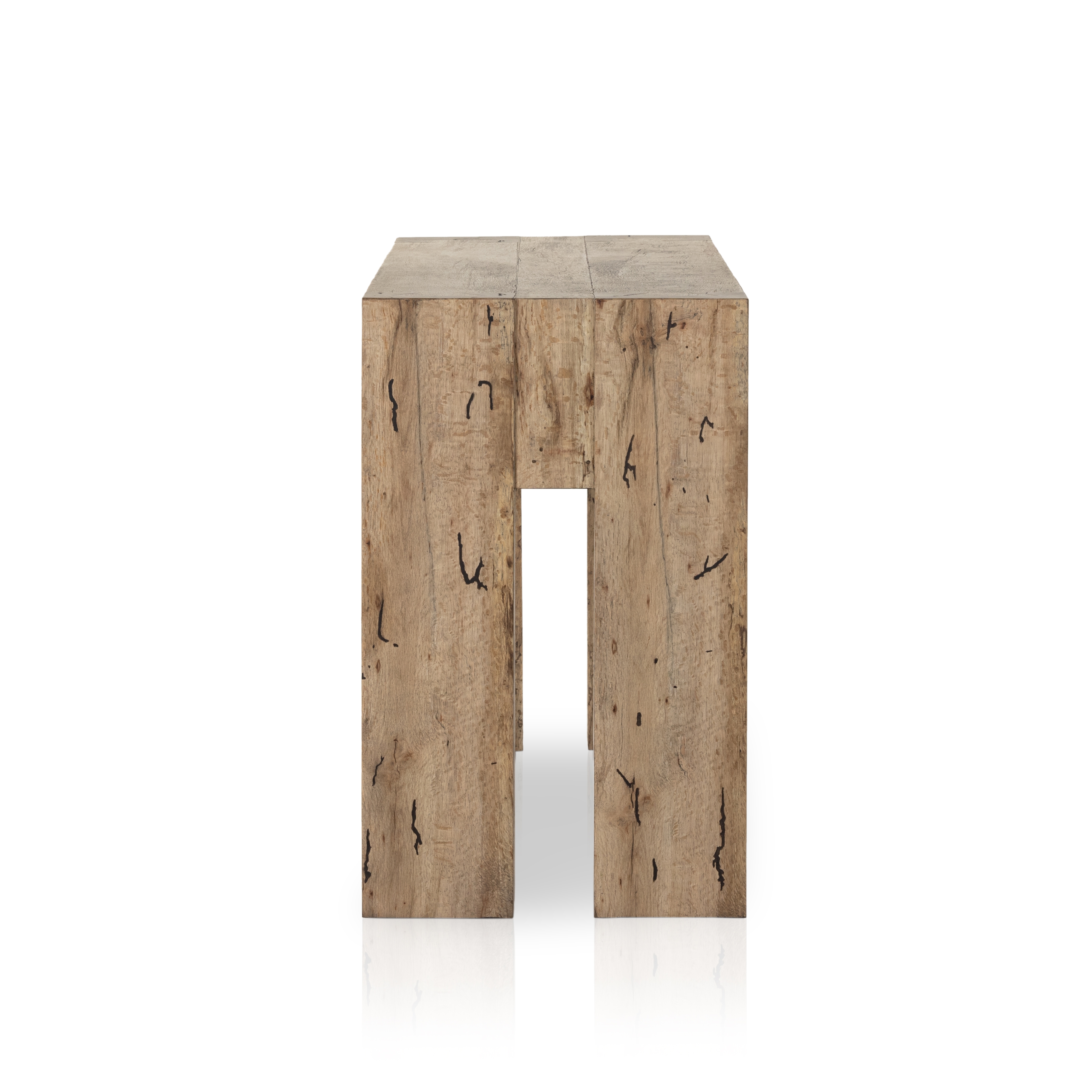 Abaso Console Table-Rustic Wormwood Oak - Image 5