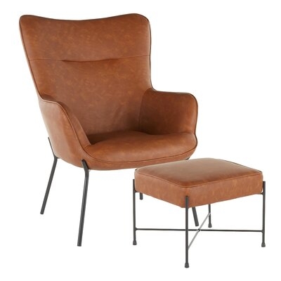 Tedeschi Lounge Chair and Ottoman - Image 0
