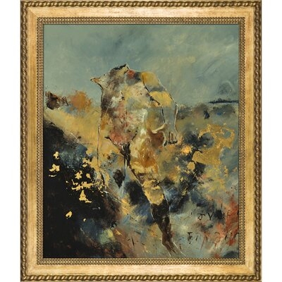 'Ledent - Abstract 8821015' - Picture Frame Painting Print on Canvas - Image 0