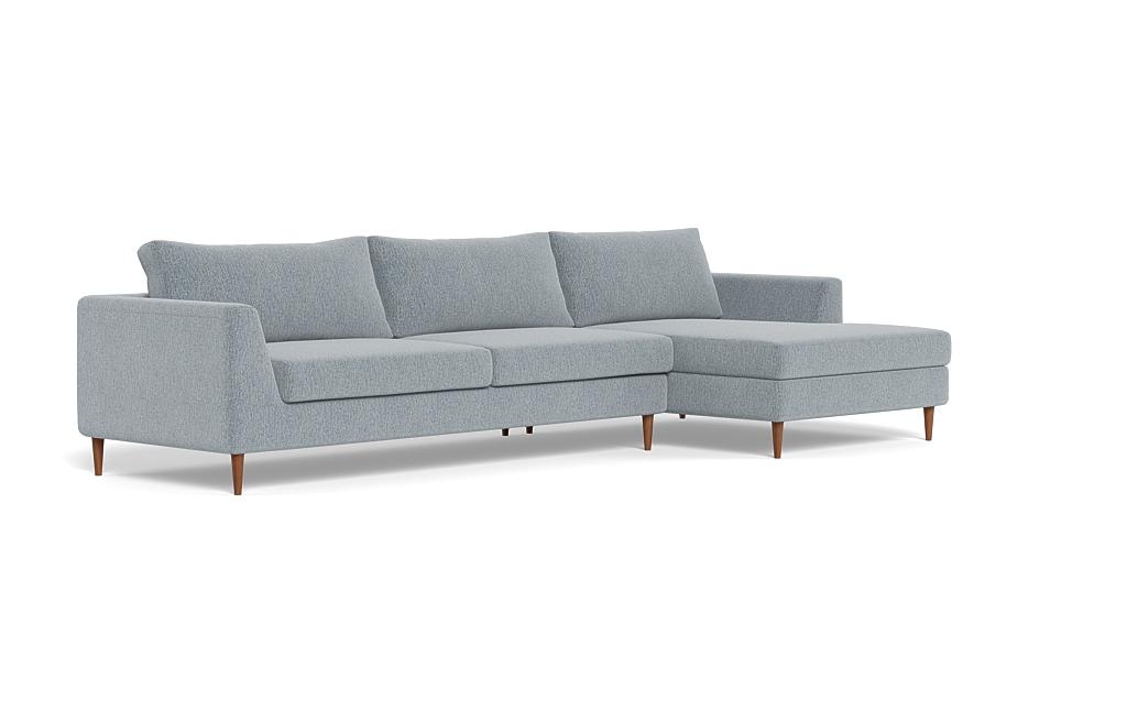 Asher 3-Seat Right Chaise Sectional - Image 1