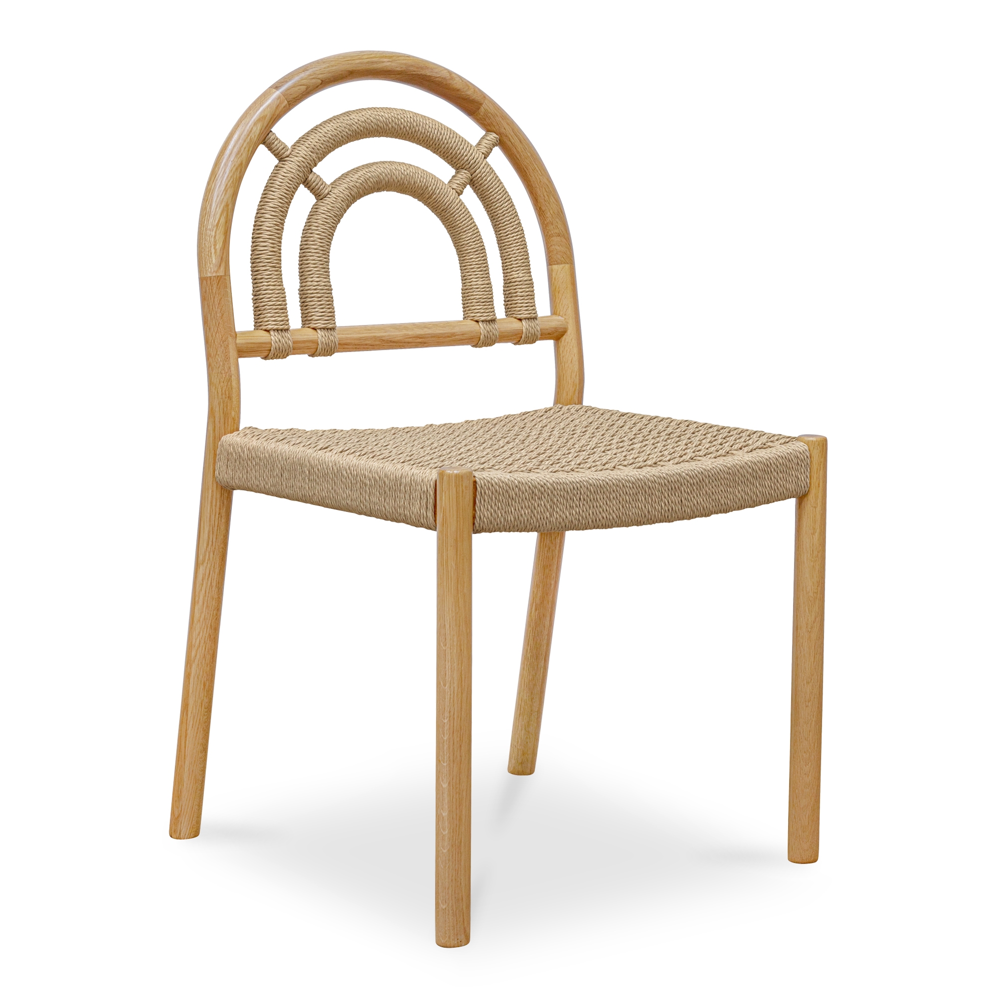 Avery Dining Chair Natural – Set Of Two - Image 1