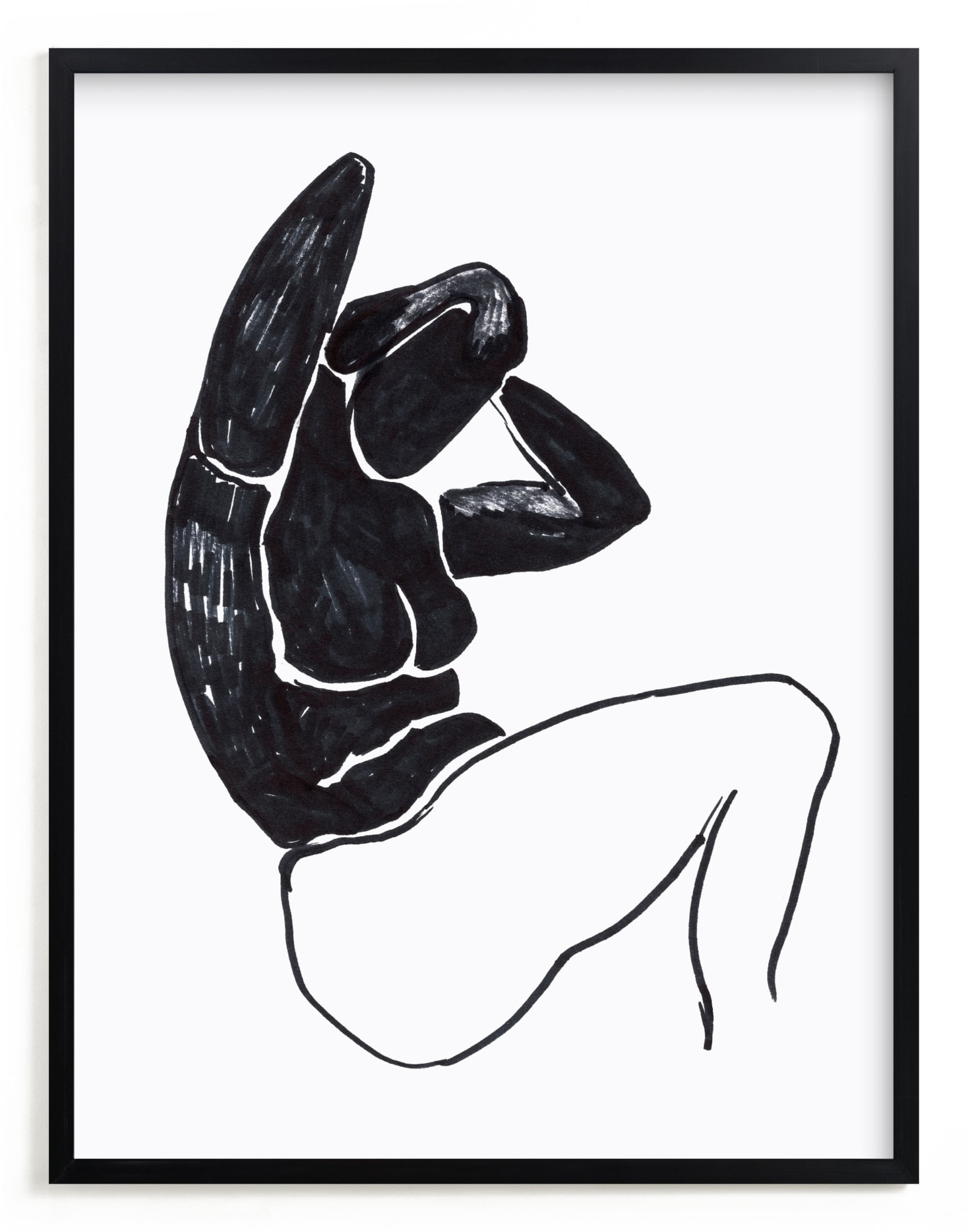 Sitting Nude Limited Edition Fine Art Print 2 - Image 0