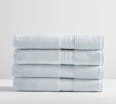 Hydrocotton Organic Bath Towels, Soft Rose, Set of 4 - Image 5