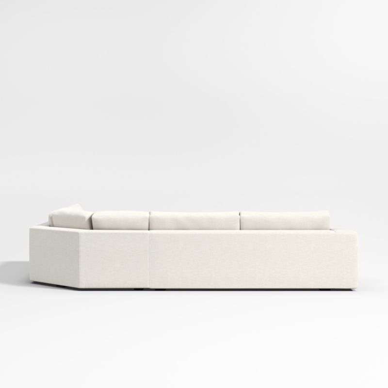 Oceanside Low 3-Piece Sectional Sofa with Wedge - Image 3