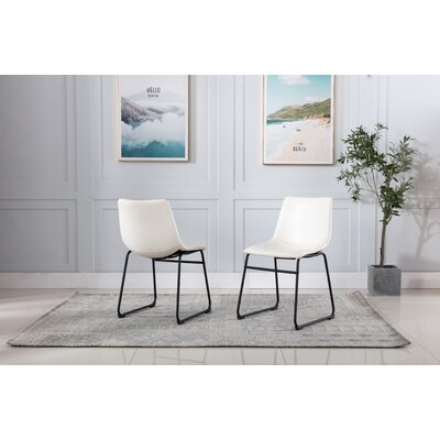 Orofino Metal Side Chair in White - Image 0