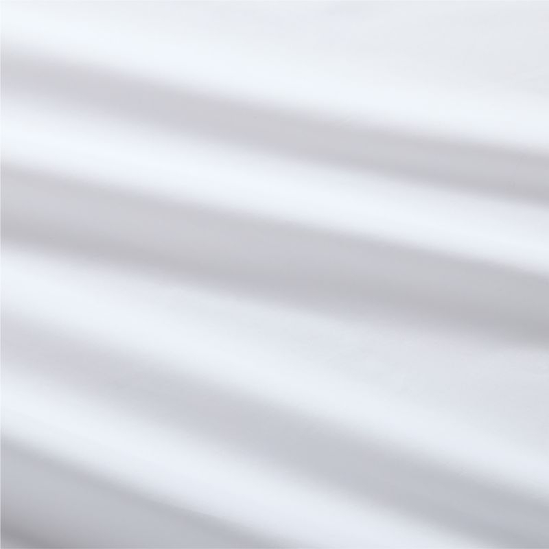 Everyday Organic Cotton Percale White Twin/Twin XL Bed Sheet Set - Image 1